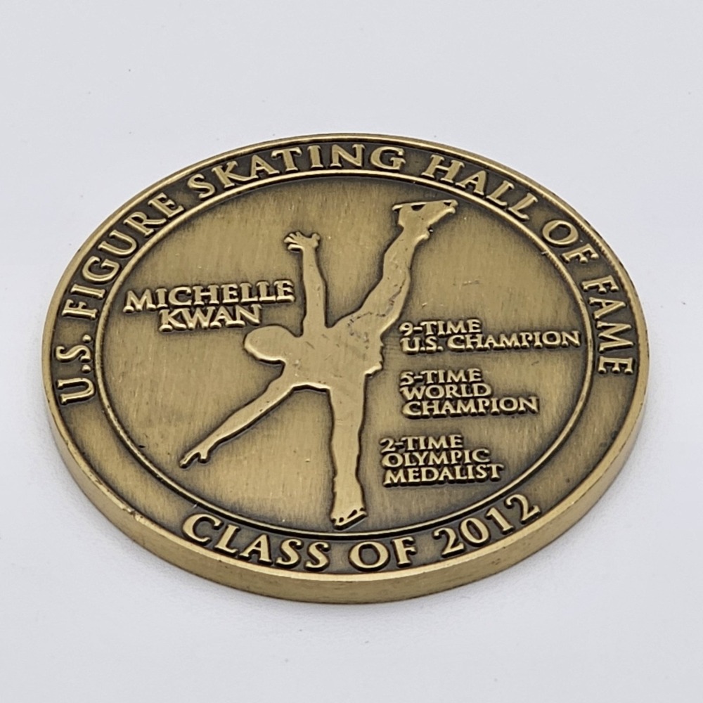 United States Figure Skating Hall of Fame Michelle Kwan Class Of 2012 Medal